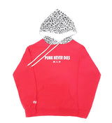 Punk leopard hoodie - Hotpink (4622102331510)