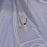 Black Marble Gemstone Necklace