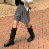 ケミストリーピンタックショートスラックス