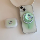 Ocean Green Gradation AirPods Case_matt
