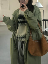 Mirage suede shuolder bag