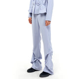 DOZI - Beaded Slim Trousers _ Sky Blue