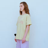オーバーサイズダーリンTシャツ / OVERSIZE DARLING TEE, YELLOW PEAR
