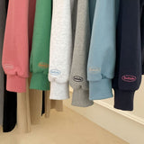 [BELLIDE MADE] point embroidery sweat