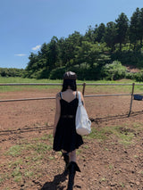 シャーリングドレス