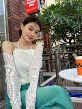 Sun Beach Cardigan Top Set