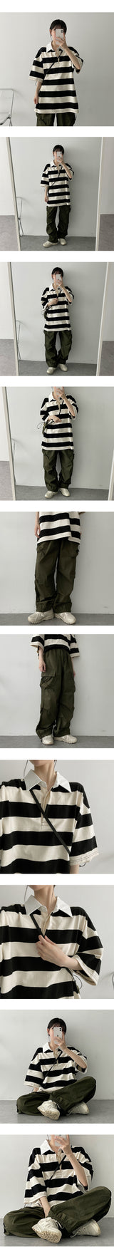 ヒップストリングワイドカーゴパンツ / Hip String Wide Cargo Pants