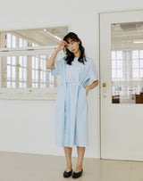 レイヤードリボンワンピース / layered ribbon onepiece sky blue
