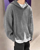 ベッディフーデッドニットジップアップ/Beddy Hooded Knit Zip Up