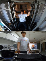 RAINBOW LOGO T-SHIRTS (WHITE) (6555019935862)