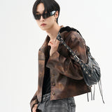クロッカータイダイブレザー/[自主製作] Crocker tie-dye blazer