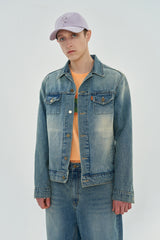 FLOWER DENIM JACKET