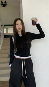 タミレイヤードロングスリーブTシャツ