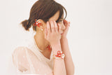 Red Flower Necklace