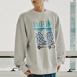 ロマンスキャディラックスウェットシャツ/ROMANCE CADILLAC SWEAT SHIRT_LIGHT GREY