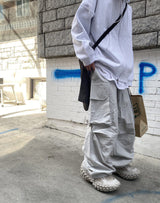 ワイドワイドナイロンカーゴパンツ