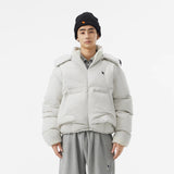 FMCM 23AW 変則キルティング立体構造脱着式フードダウンジャケット