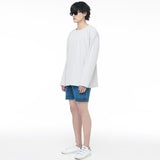WOVEN T-SHIRT COOL GREY