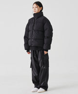 STRING SHORT ECO DOWN JACKET (BLACK)