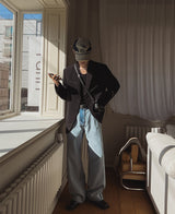 モロシングルブレザー / Moro single blazer (4 color)