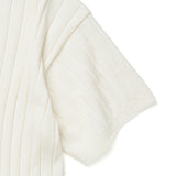 Bariloche Contrasting Ribbed Half Knit_Ivory