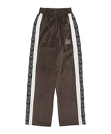 [NF] VELOUR WIDE TRACK PANTS (BROWN)_F23ZC862