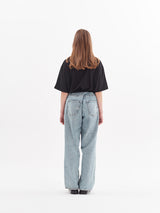エンジェルシャーロンプリントワイド半袖Tシャツ / angelsharon print wide short sleeve t-shirt (4534300344438)