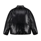 GLOSSY SHORT DOWN PUFFER