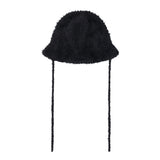 VAZAR Hairy Cloche Hat / Black