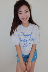 "Angel looks like u!" サマースウェットシャツ
