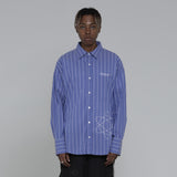 D.Eストライプドオーバーシャツ0056 / D.E Striped Over Shirt (4581020762230)