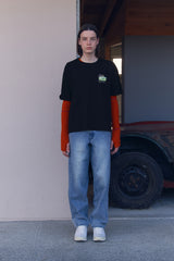 UNI YOUTHHOSTEL GRAPHIC T-SHIRT [BLACK]