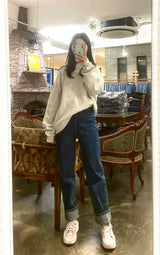 ストレートフィットステッチラインパンツ/STRAIGHT FIT STITCH LINED PANTS [16628]