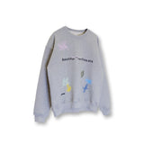 Beautiful Than Flowers Sweatshirts / Grey