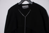 Yネックレス長袖クロップTシャツ/Y Necklace Long Sleeve Crop Tee(9187)