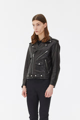 SIDバイカージャケットラムスキン/SID BIKER JACKET LAMBSKIN (4435201917046)