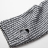 BALACLAVA knit zip up_gray