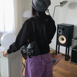 【裏起毛】ミュートスリムクロップ長袖パーカー ジップアップ