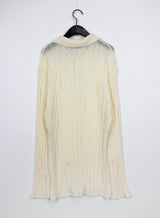 ロングダメージカーディガン / Long Damage Cardigan (3color)
