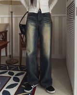 ワンダーウォッシュドアブルデニムパンツ/(UNISEX) Wander washed able denim