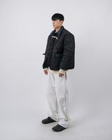 リィドゥズカラーネックキルティングダッフルジャケット/liddes collar-neck quilting duffle jacket 2color