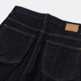 クボセミワイドローデニムパンツ / Kubo Semi-Wide Raw Denim Pants (2 colors)