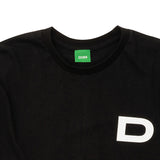SIGNATURE LOGO LONG SLEEVE T-SHIRT BLACK (6699474419830)