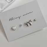 [4 set] vanilla ribbon piercing set