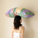 Iris green pillow case