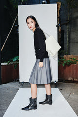 ハープハーフショルダーバッグ / harp-half shoulder bag_cream
