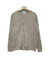 ルークケーブルカーディガン / Ruke cable cardigan (5 color)