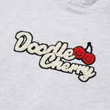 ドゥードゥルチェリーカットオフフーディー／DOODLE CHERRY CUT-OFF HOODIE [MELANGE GRAY]