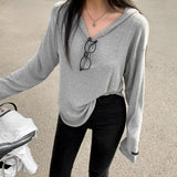 [Bellide made] Chalang snap ribbed T-shirt