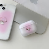 ピンク - カラーマッシュルーム AirPods ケース_マット